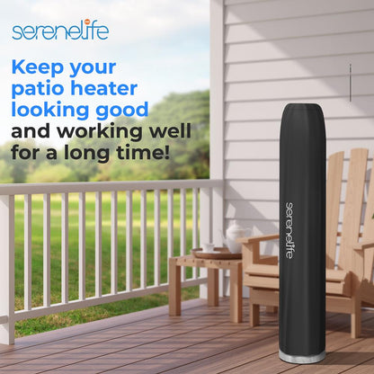 Patio Heater Cover Bag Heavy-Duty Waterproof & Tear-Resistant