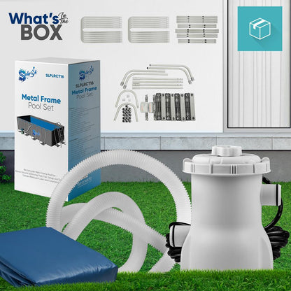 Metal Frame Pool Set