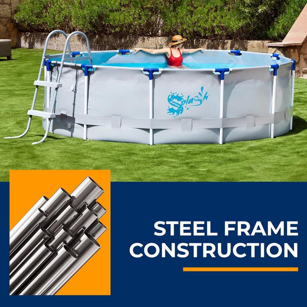 product image number 4 for SereneLife Metal Frame Pool Set