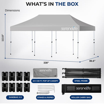 10X30Ft Folding Tent