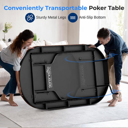 product image number 6 for SereneLife Poker/Casino Game Table