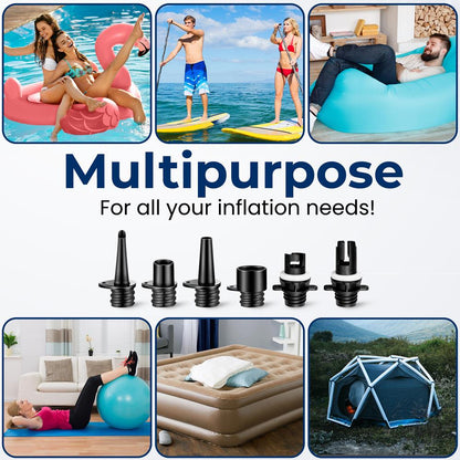 Inflatable Paddle Board Pump 20PSI High Pressure 12V DC Electric Air Pump