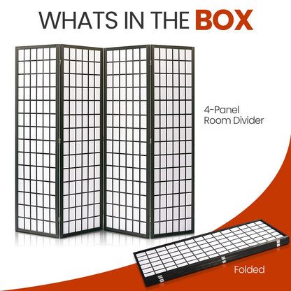 product image number 7 for SereneLife 4-Panel Room Divider