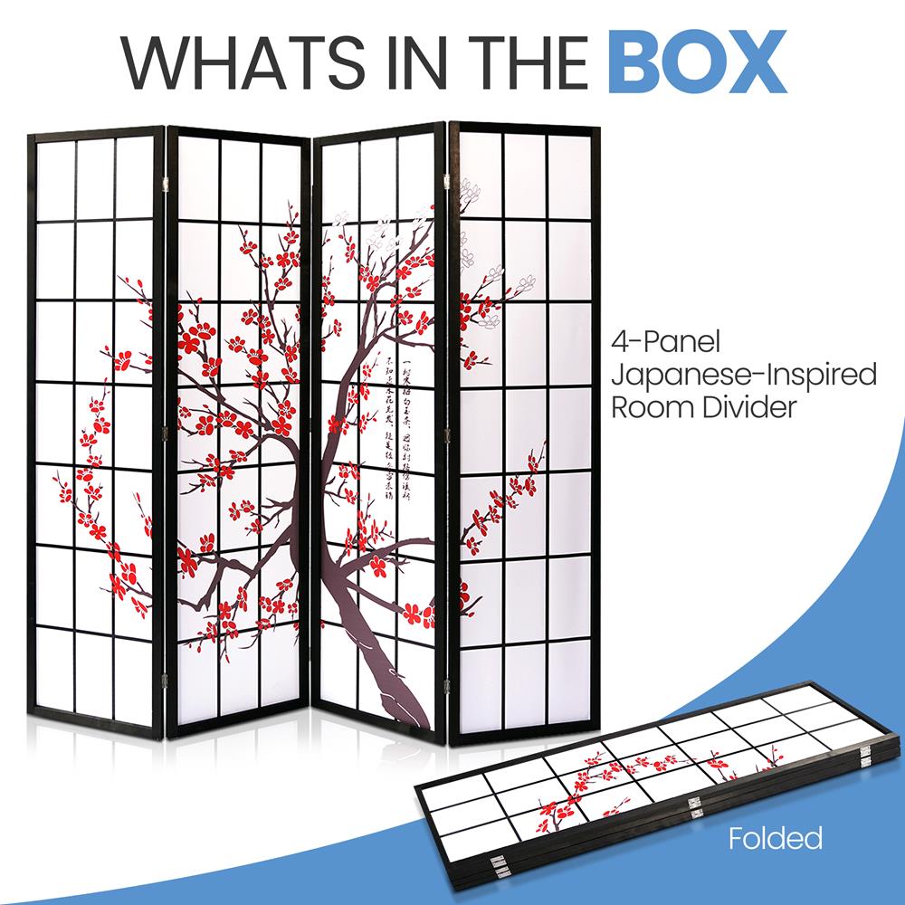product image number 7 for SereneLife 4-Panel Room Divider