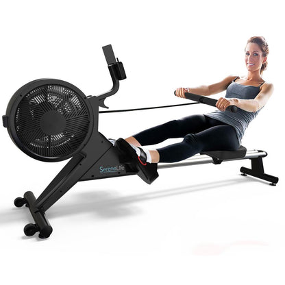 Smart Rowing Machine, 16-Level Magnetic Resistance, Bluetooth, Folding