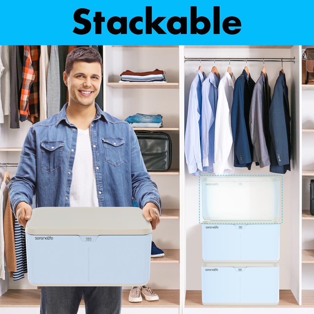 product image number 5 for SereneLife 8 Gallon Locking Storage Bin