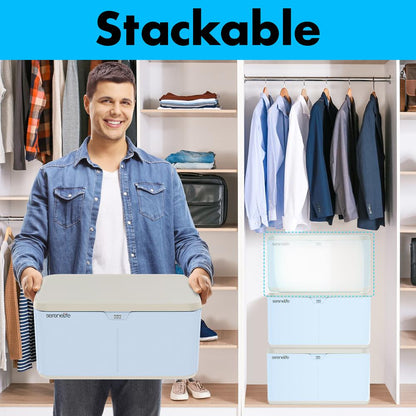 product image number 5 for SereneLife 8 Gallon Locking Storage Bin