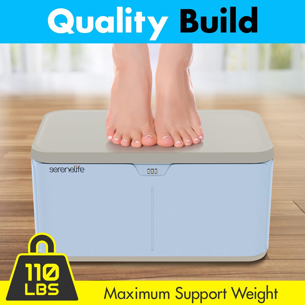 product image number 6 for SereneLife 8 Gallon Locking Storage Bin