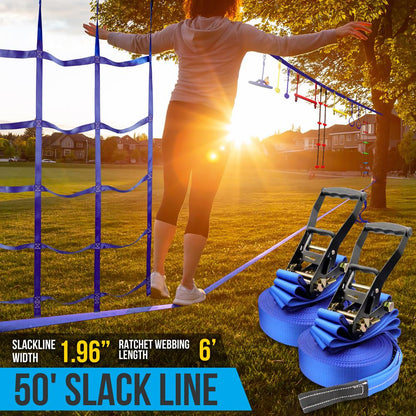 product image number 3 for SereneLife Ninja Warrior Obstacle Course