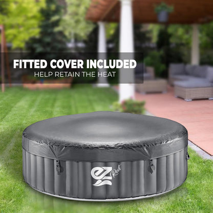 product image number 3 for SereneLife Round Inflatable Pool Spa With Light