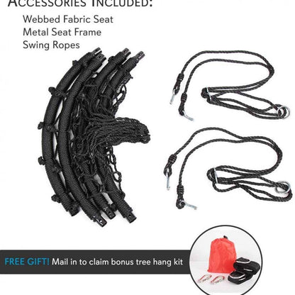 Spider Swing Seat 600lb Capacity, Waterproof 40" Diameter, Blue