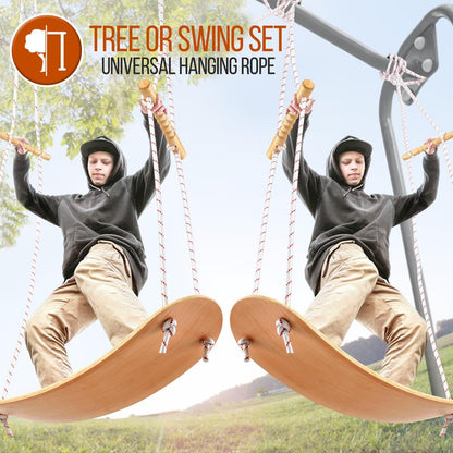 Tree Swing Kit, Relaxing Fun, Composite Seat, Adjustable Height