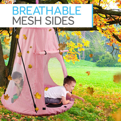 Kit de balançoire à corde avec tente amusante pour enfants 