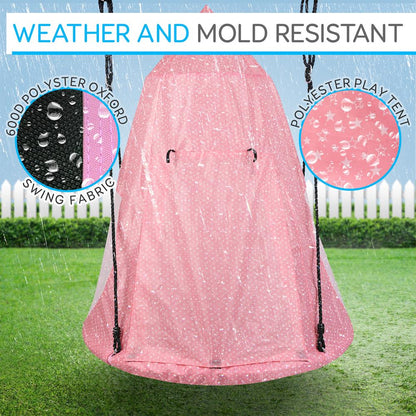 Kit de balançoire à corde avec tente amusante pour enfants 