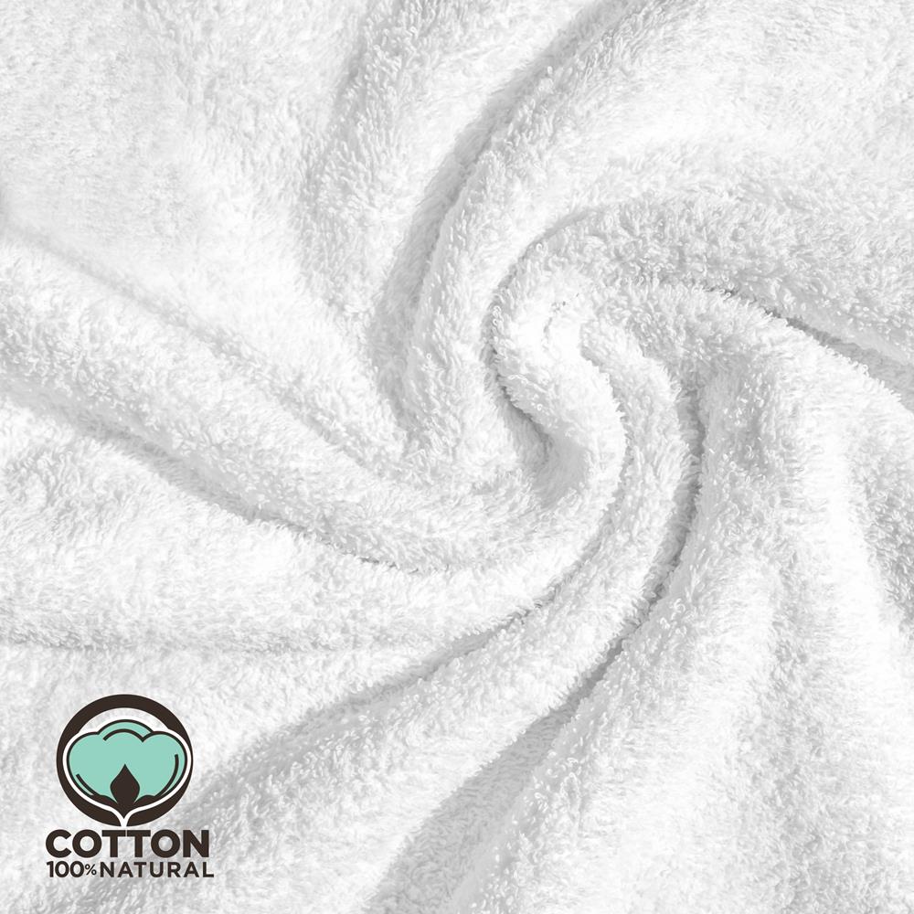 product image number 6 for SereneLife Light White Bath Towels