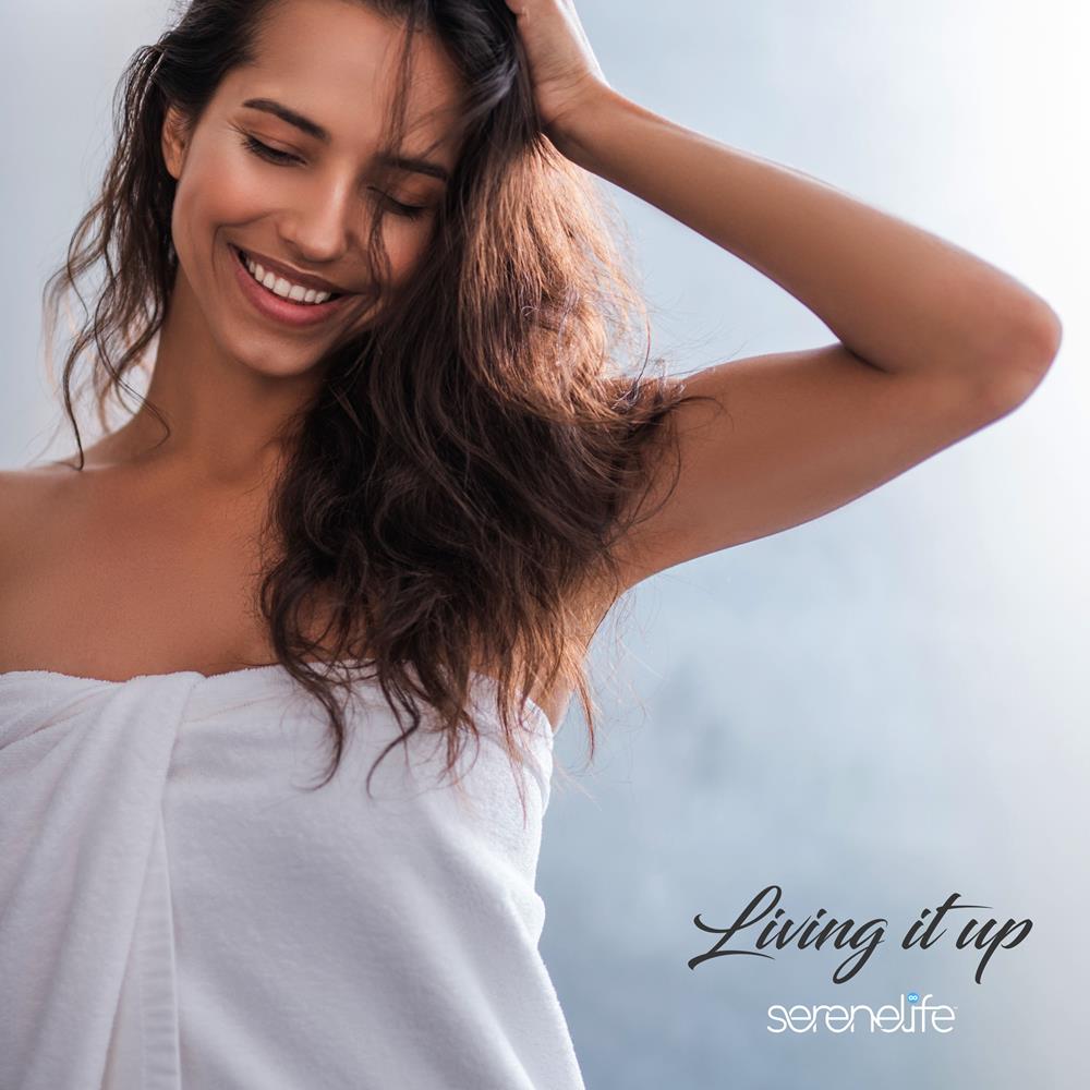 product image number 7 for SereneLife Light White Bath Towels