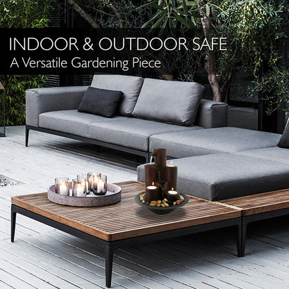 Desktop Waterfall Fountain - Relaxing Flow, 3-Tier Design, Includes Candles