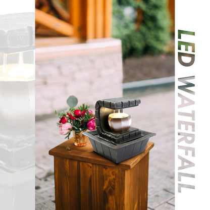 Decorative Tabletop Led Water Fountain