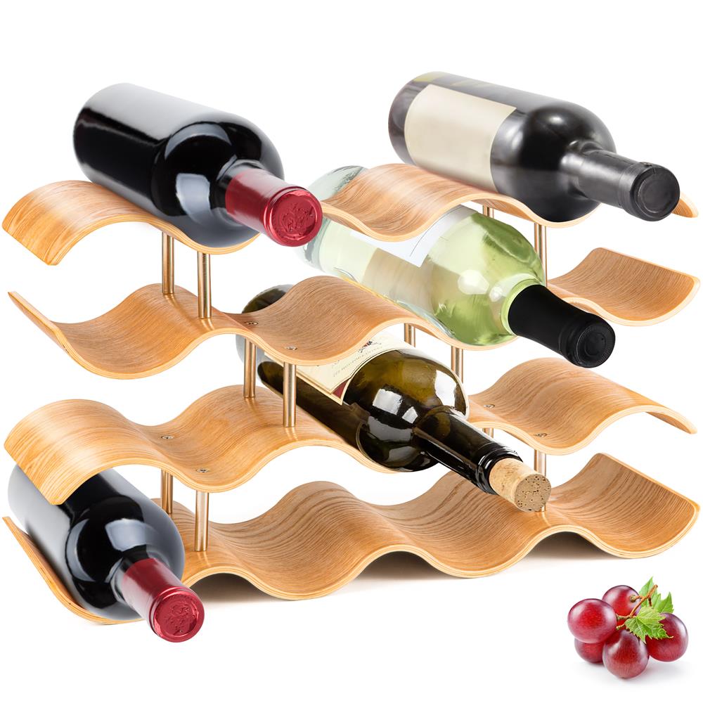 product image number 1 for SereneLife 4-Tier Wine Storage Rack