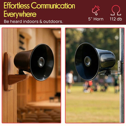 HAUT-PARLEUR TROMPETTE 5" TOUT TEMPS 