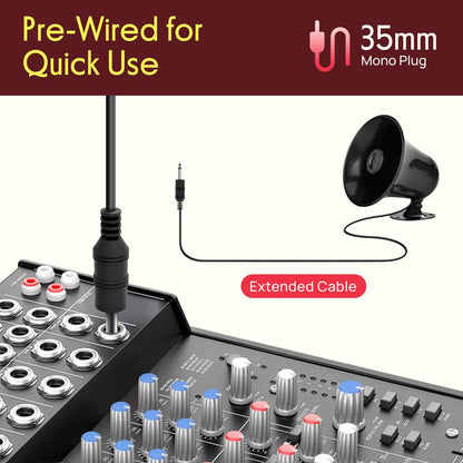 HAUT-PARLEUR TROMPETTE 5" TOUT TEMPS 