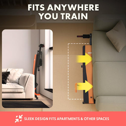 Decline Situp Bench for Abs, 5-Level Adjustable, Steel, Red