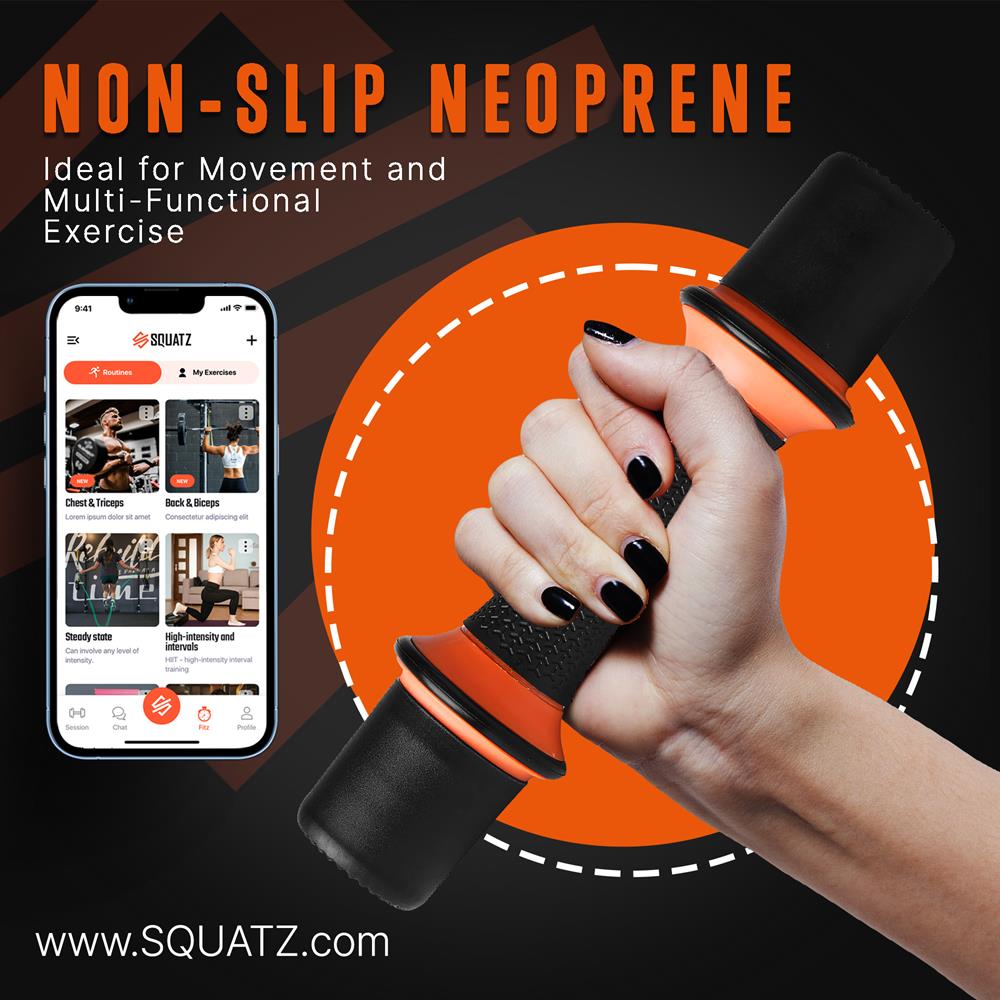 product image number 3 for SQUATZ Adjustable Weight Dumbbells