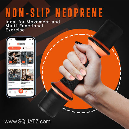 Adjustable Dumbbell Set 3lb - Versatile Non-Slip Neoprene for Home Gym