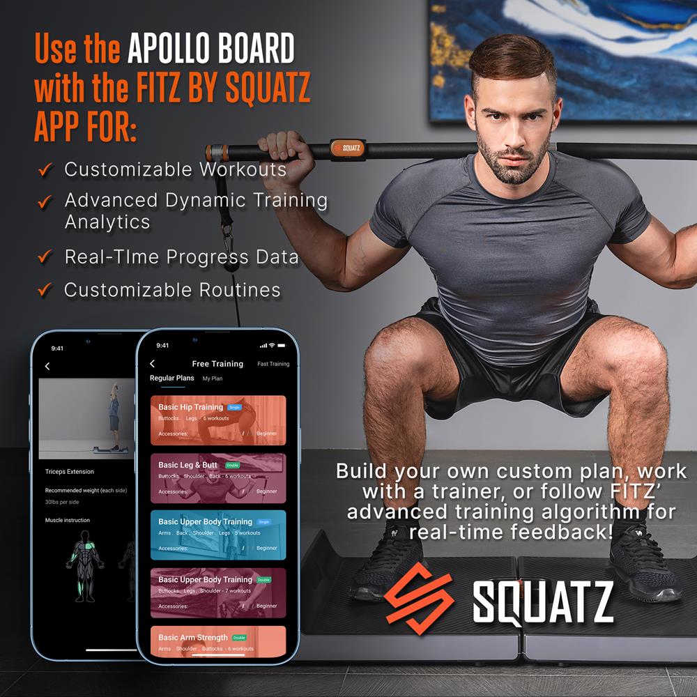 product image number 5 for SQUATZ Apollo Fitness Board
