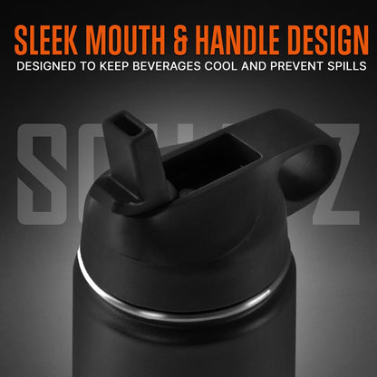 product image number 4 for SQUATZ 18 Oz Stainless Steel Water Bottle
