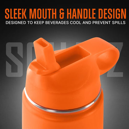 product image number 4 for SQUATZ 24 Oz Stainless Steel Water Bottle