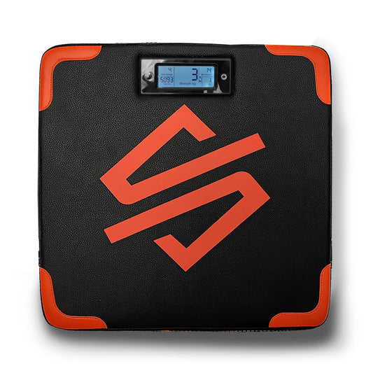 Portable Boxing Mat with Digital Counter, Foam Padding, Easy Install