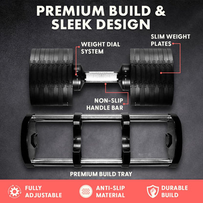 Home Fitness Adjustable Dumbbell Set Of