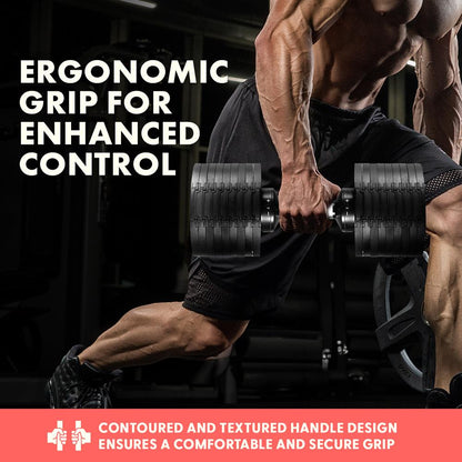 Home Fitness Adjustable Dumbbell Set Of