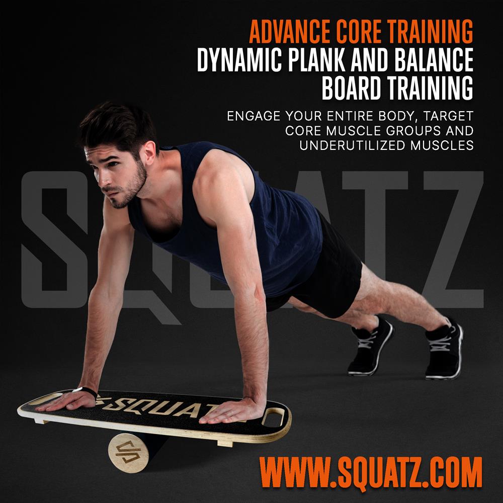 product image number 5 for SQUATZ Wooden Balance Board