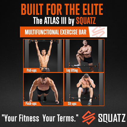 product image number 7 for SQUATZ Doorway Pull Up And Chin Up Bar