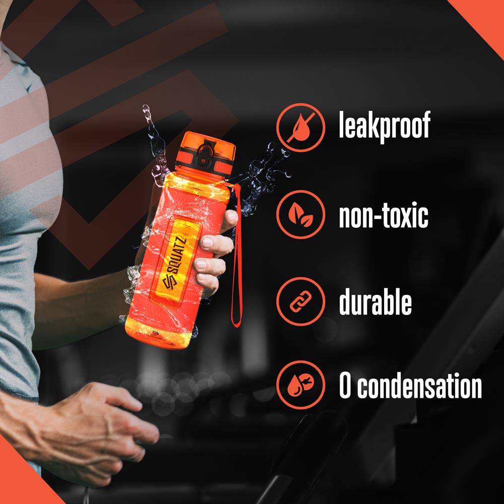 product image number 5 for SQUATZ Sports Water Bottle With Strainer