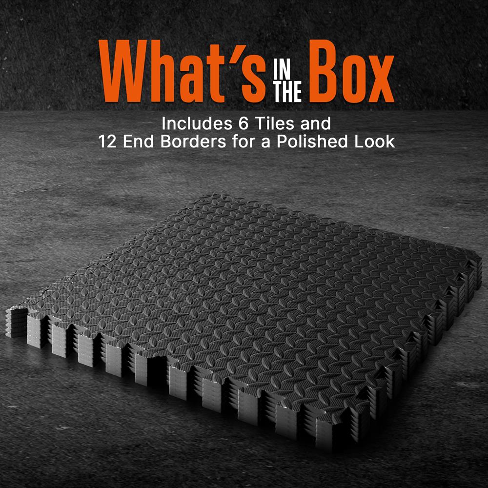 product image number 2 for SQUATZ Thick Puzzle Exercise Mat