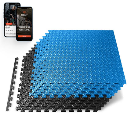 product image number 1 for SQUATZ Thick Puzzle Exercise Mat