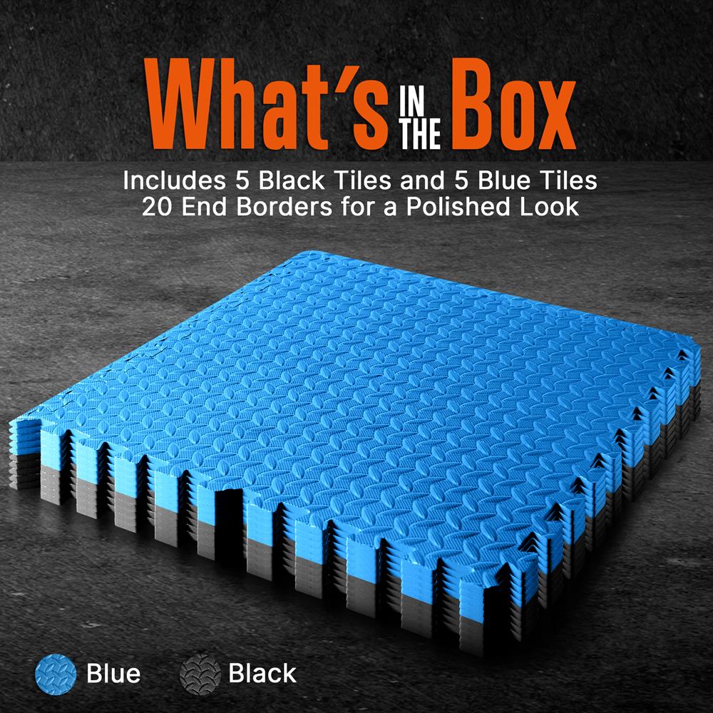 product image number 2 for SQUATZ Thick Puzzle Exercise Mat