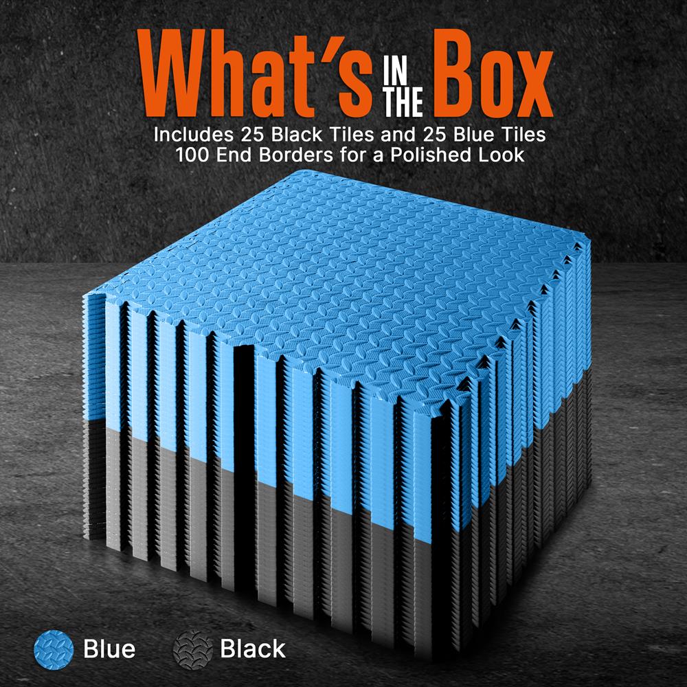 product image number 2 for SQUATZ Thick Puzzle Exercise Mat