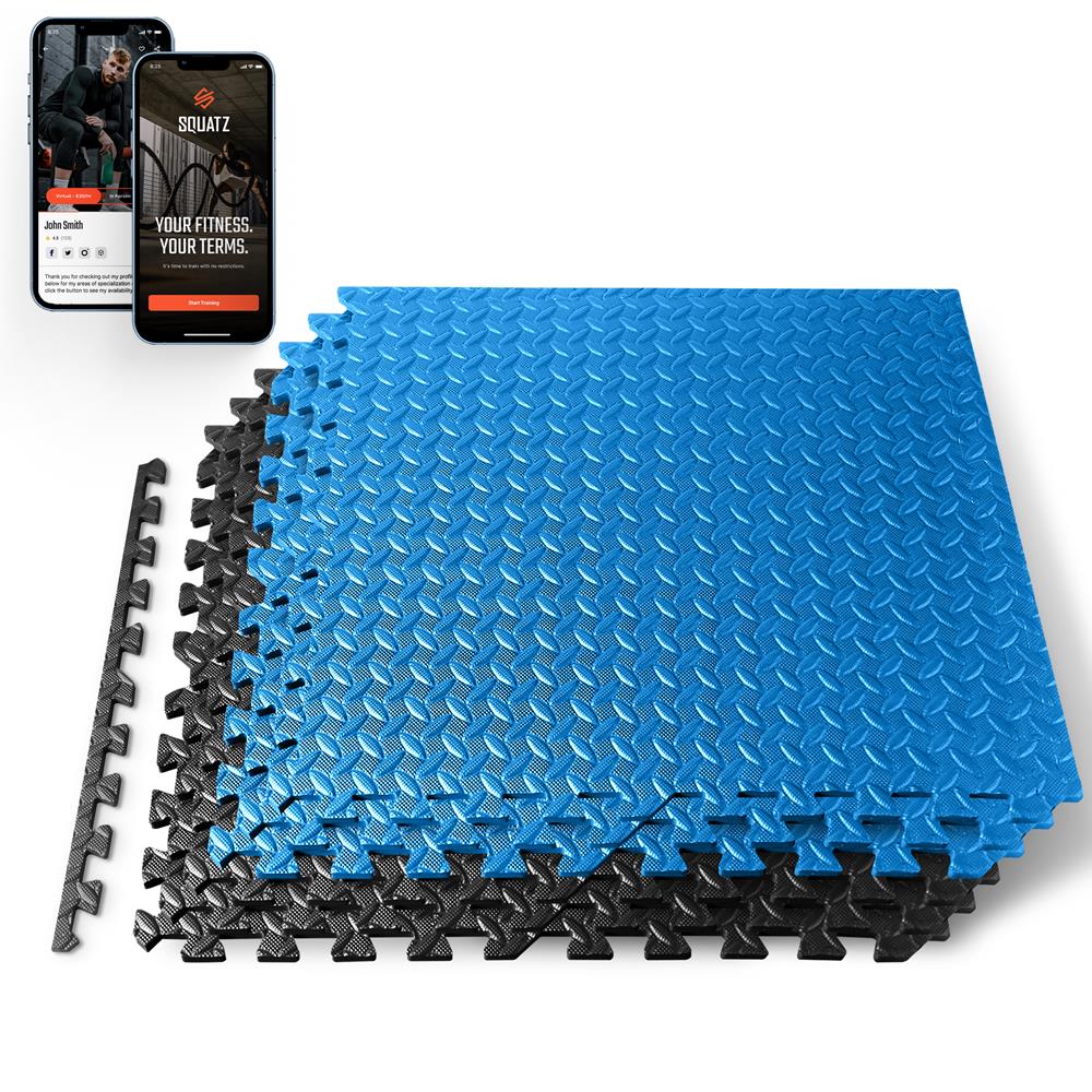 product image number 1 for SQUATZ Thick Puzzle Exercise Mat
