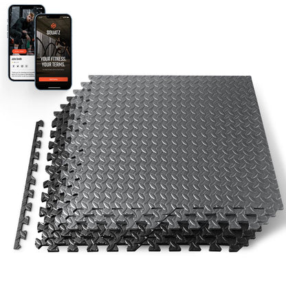 product image number 1 for SQUATZ Thick Puzzle Exercise Mat