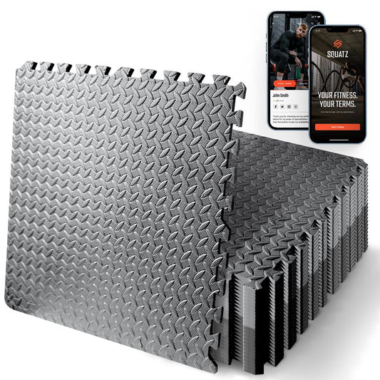 product image number 1 for SQUATZ Thick Puzzle Exercise Mat