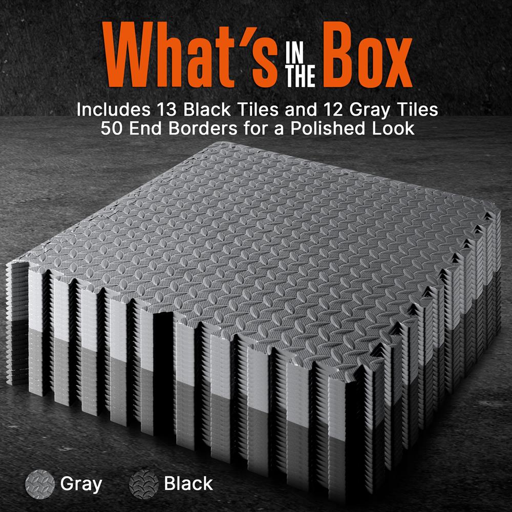 product image number 2 for SQUATZ Thick Puzzle Exercise Mat