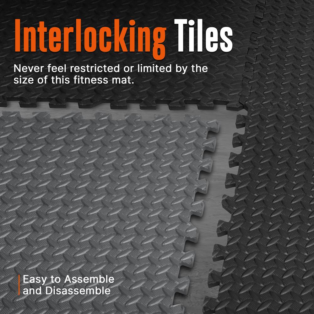 product image number 4 for SQUATZ Thick Puzzle Exercise Mat