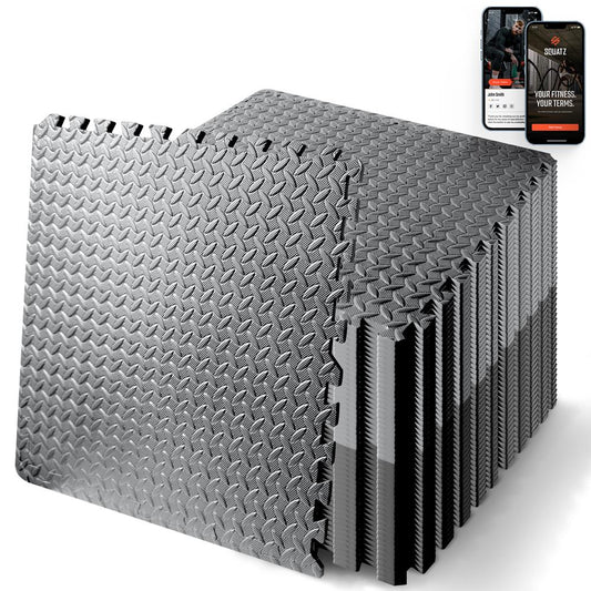 product image number 1 for SQUATZ Thick Puzzle Exercise Mat