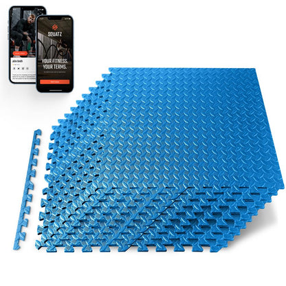 product image number 1 for SQUATZ Thick Puzzle Exercise Mat