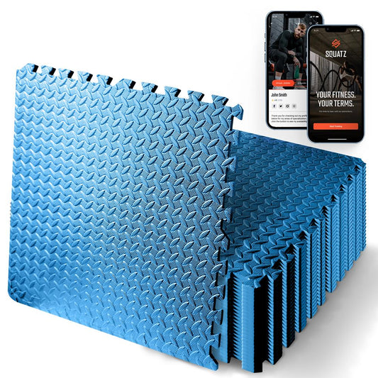 product image number 1 for SQUATZ Thick Puzzle Exercise Mat