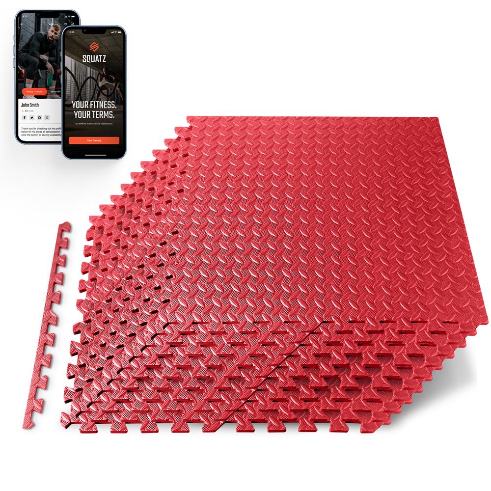 product image number 1 for SQUATZ Thick Puzzle Exercise Mat